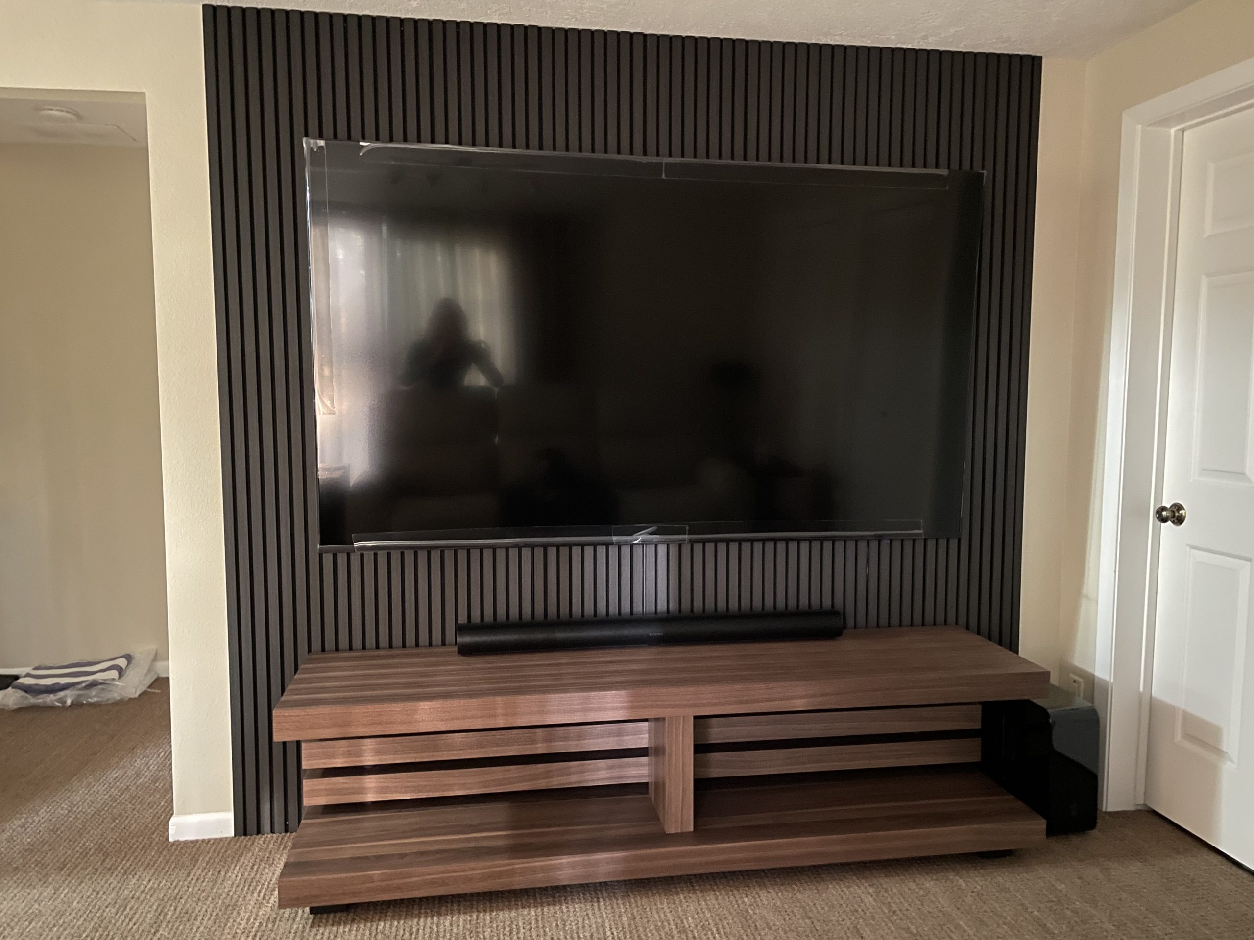 Dark Wood Panel Walls