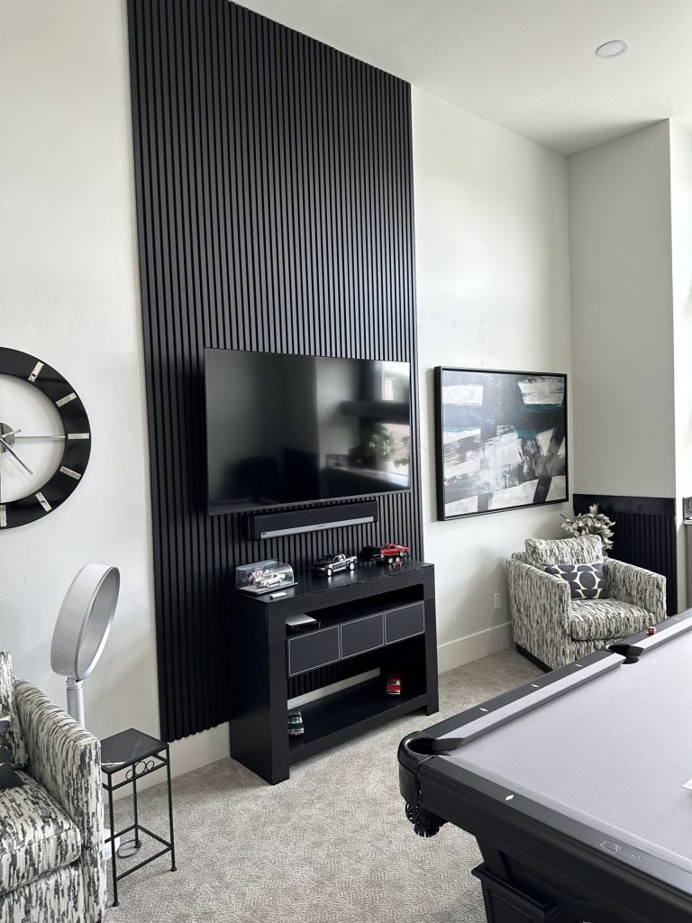 Homes designs with Stunning Wood Walls