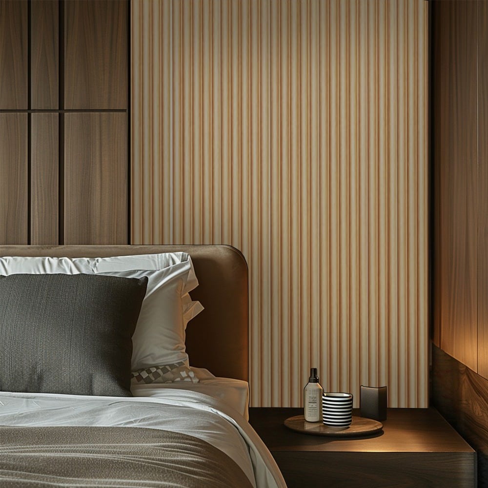 Mixing Wood Panels with Other Wall