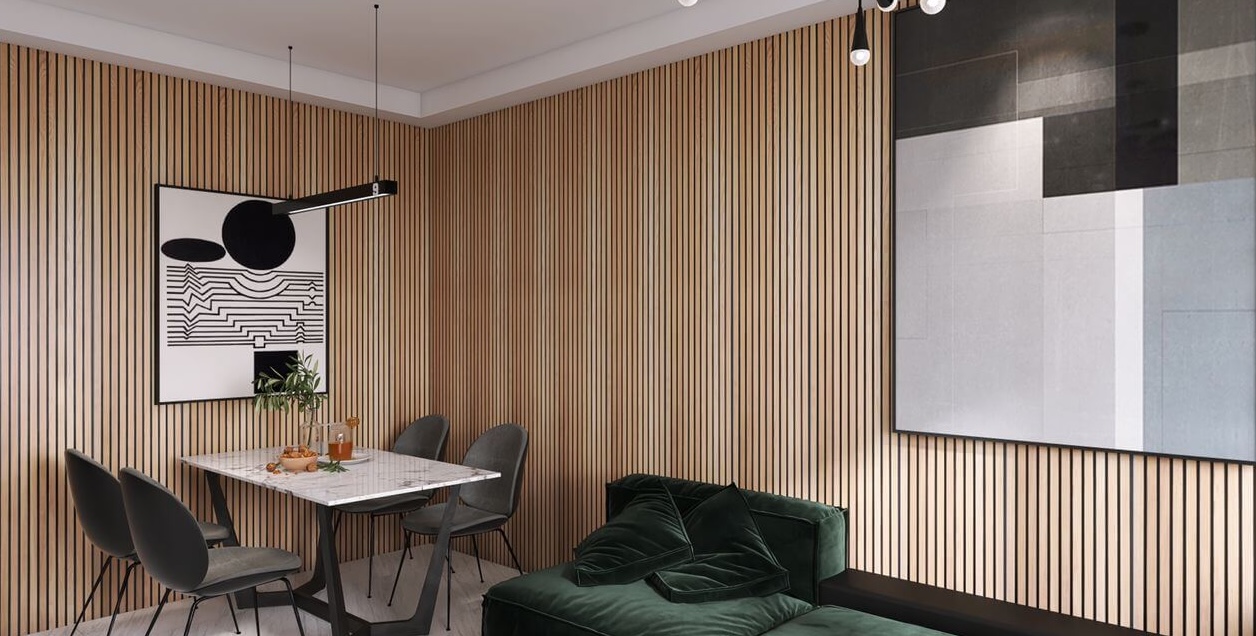 Wood Panels That Instantly Warm Up a Room